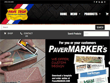 Tablet Screenshot of pavetech.com
